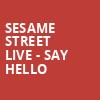 Sesame Street Live Say Hello, Abraham Chavez Theatre, El Paso