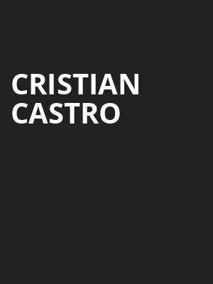 Cristian Castro, El Paso County Coliseum, El Paso