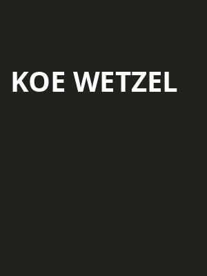 Koe Wetzel, Don Haskins Center, El Paso
